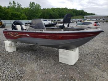  Salvage Crestliner Boat