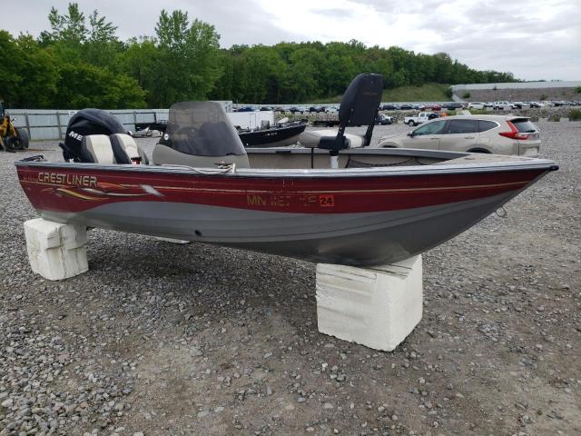  Salvage Crestliner Boat