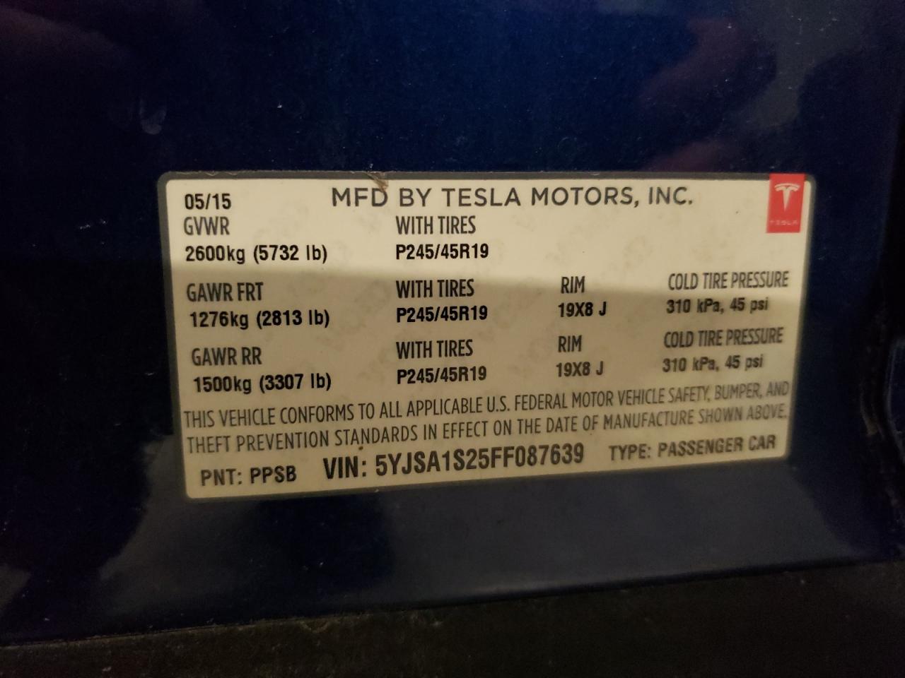 Tesla Model S 70d Image 9