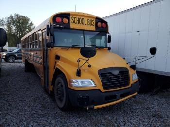  Salvage Blue Bschool Bus   Transi