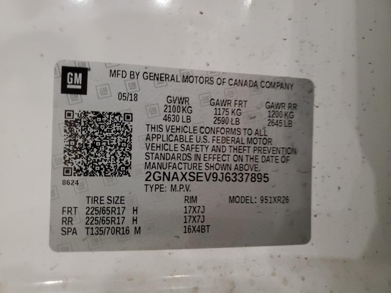 Chevrolet Equinox Lt Image 13