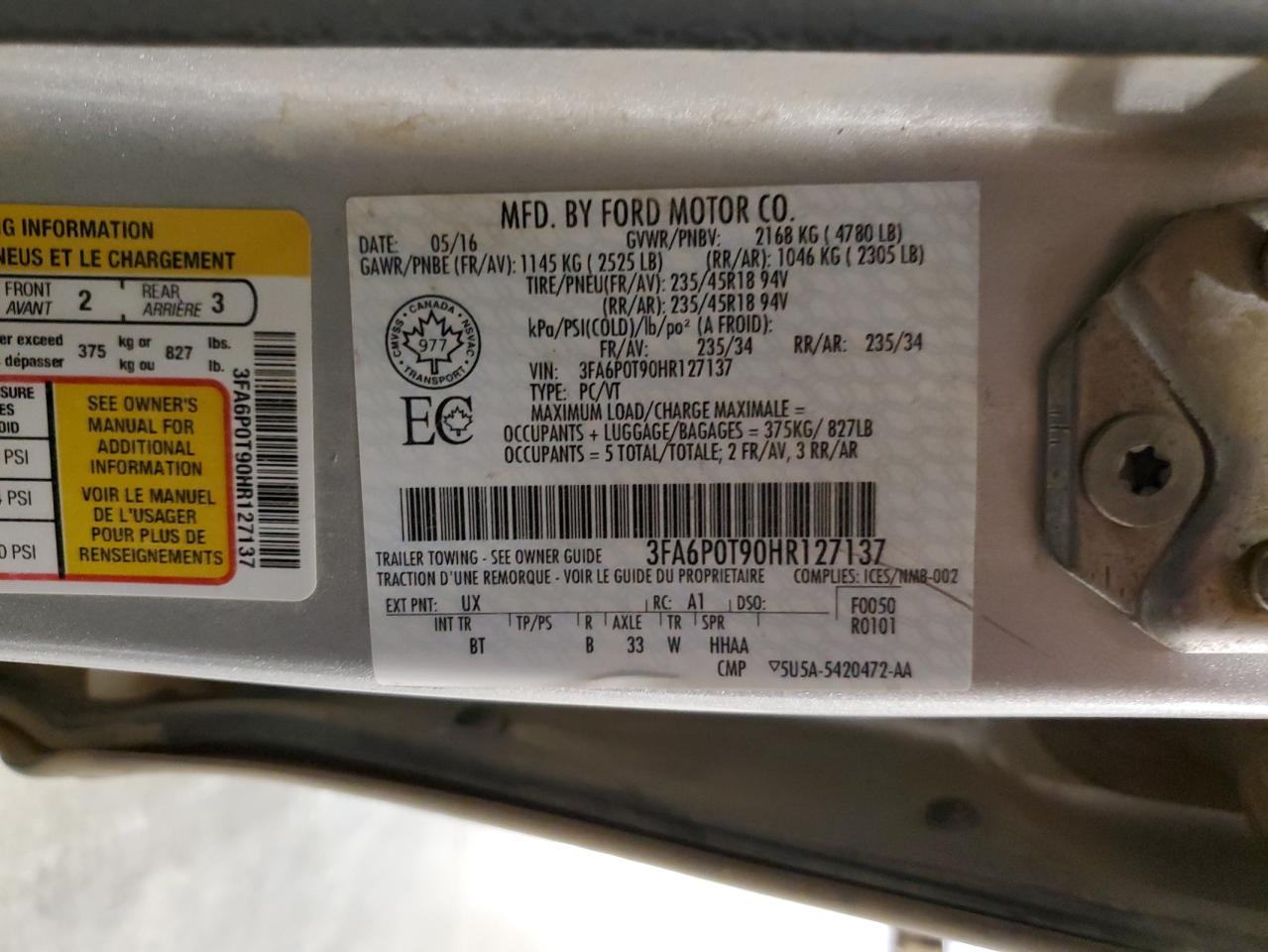 Ford Fusion Se Image 8