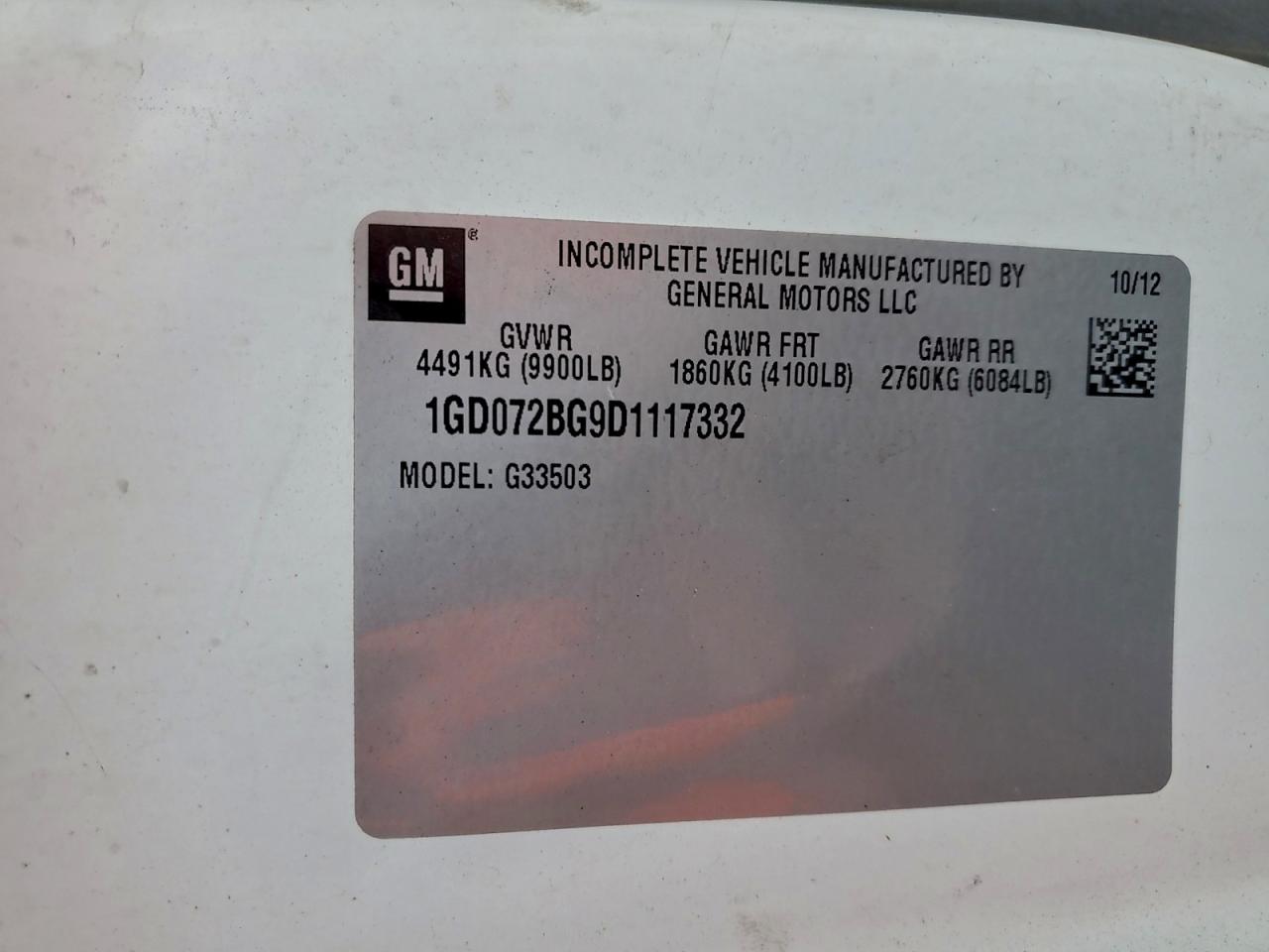 GMC Savana Cutaway G3500 Image 12