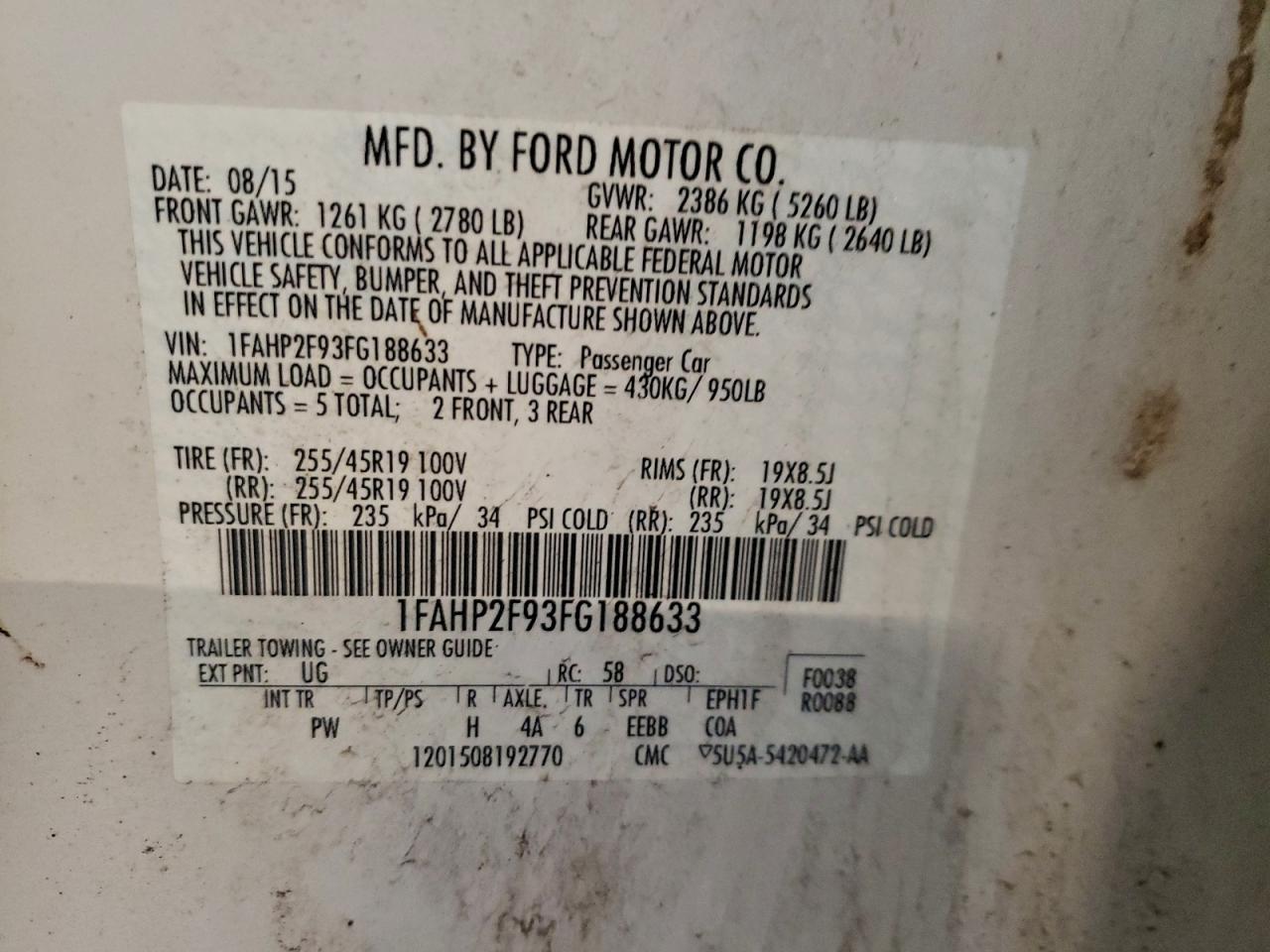 Ford Taurus Limited Image 10