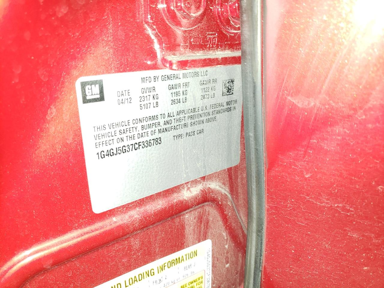 Buick LaCrosse Touring Image 10