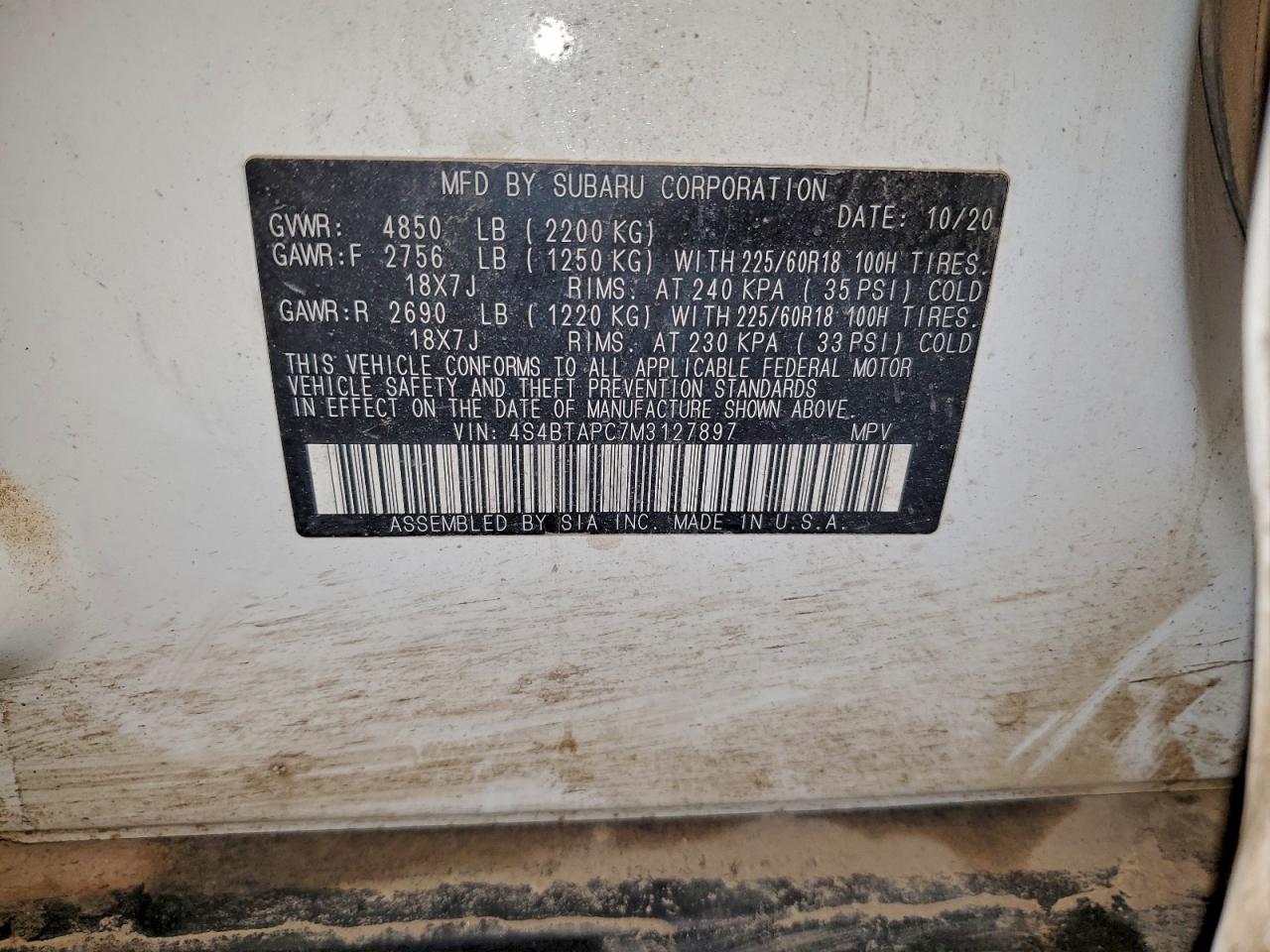 Subaru Outback Touring Image 13