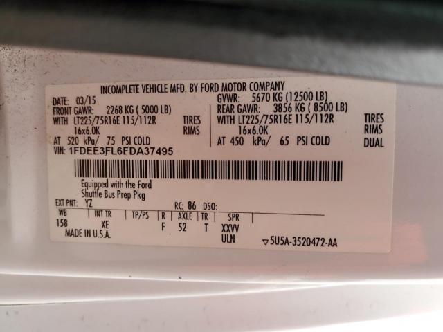 Ford Econoline E350 Super Duty Cutaway Van Image 12