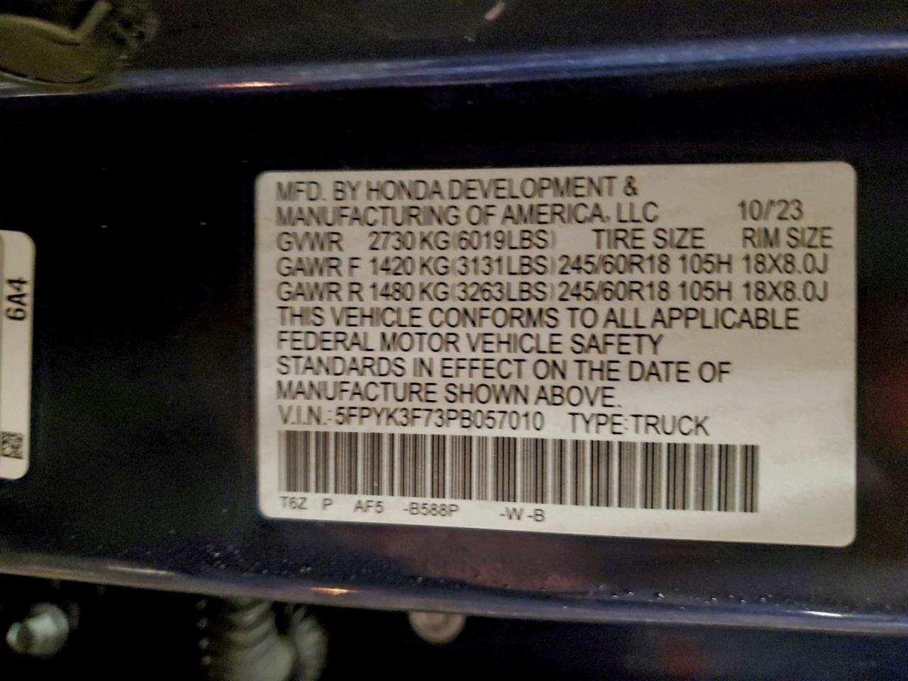 Honda Ridgeline Rtl-e Image 12