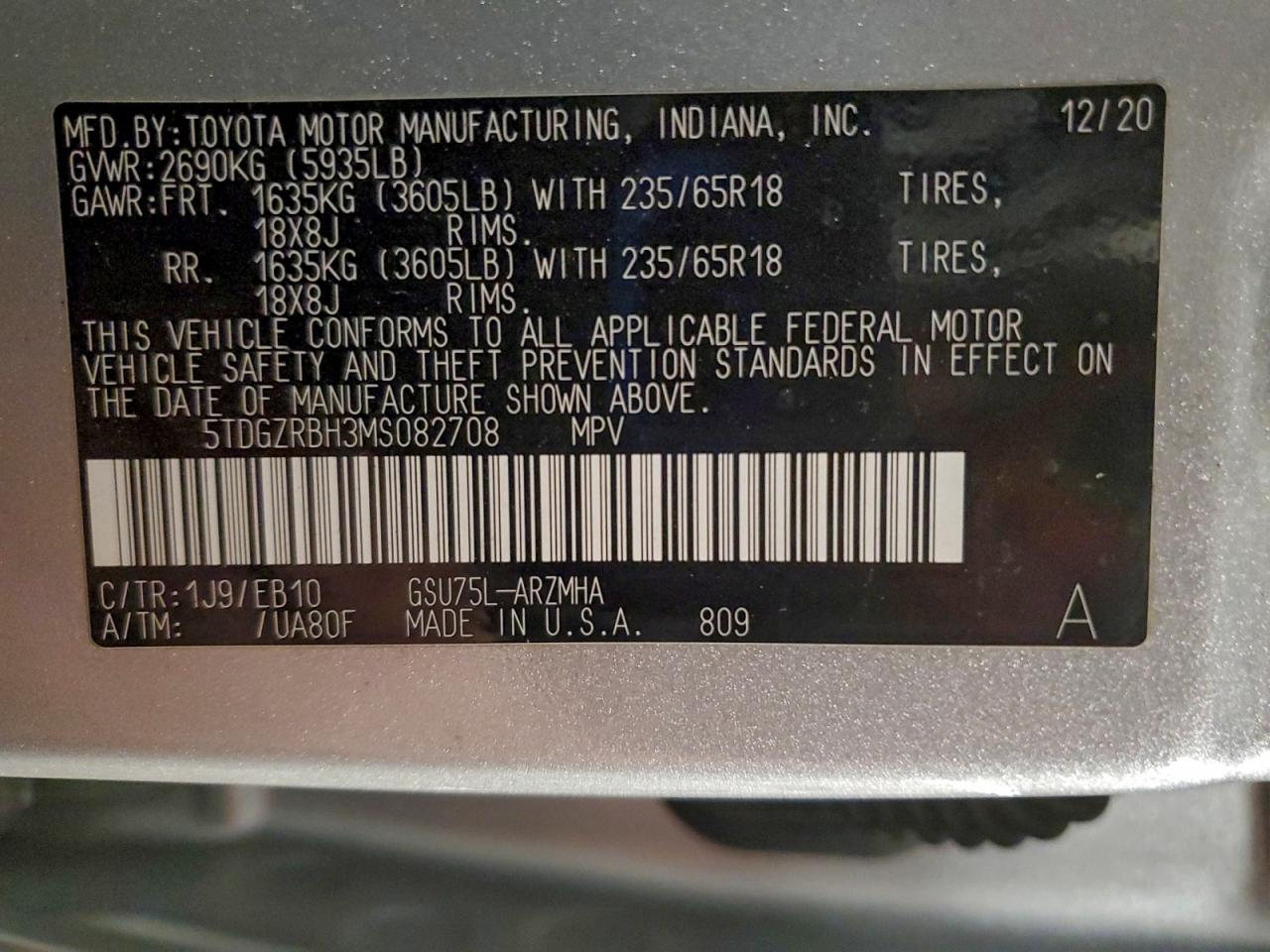 Toyota Highlander Xle Image 12