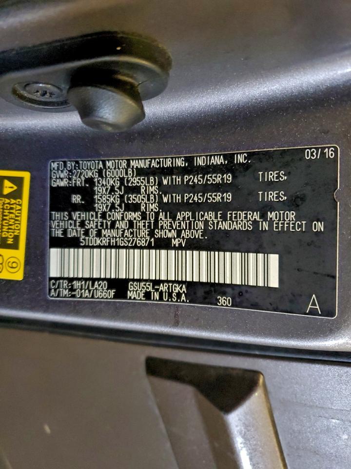 Toyota Highlander Limited Image 13