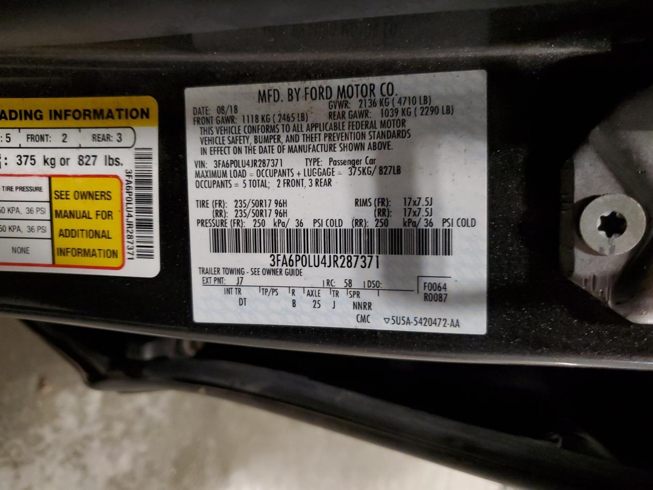 Ford Fusion Se Hybrid Image 2