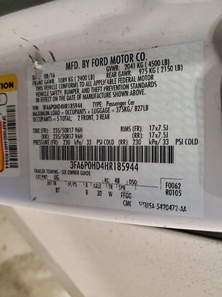 Ford Fusion Se Image 4