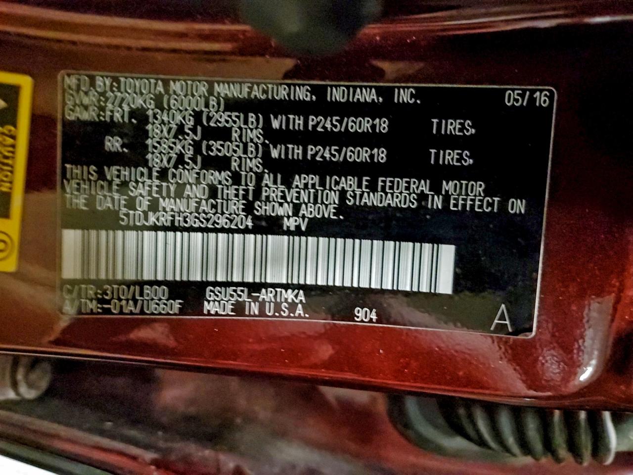 Toyota Highlander Xle Image 9