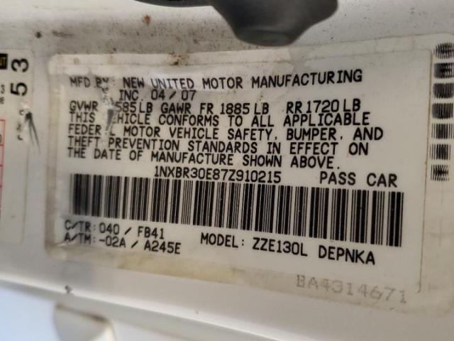 Toyota Corolla Ce Image 6