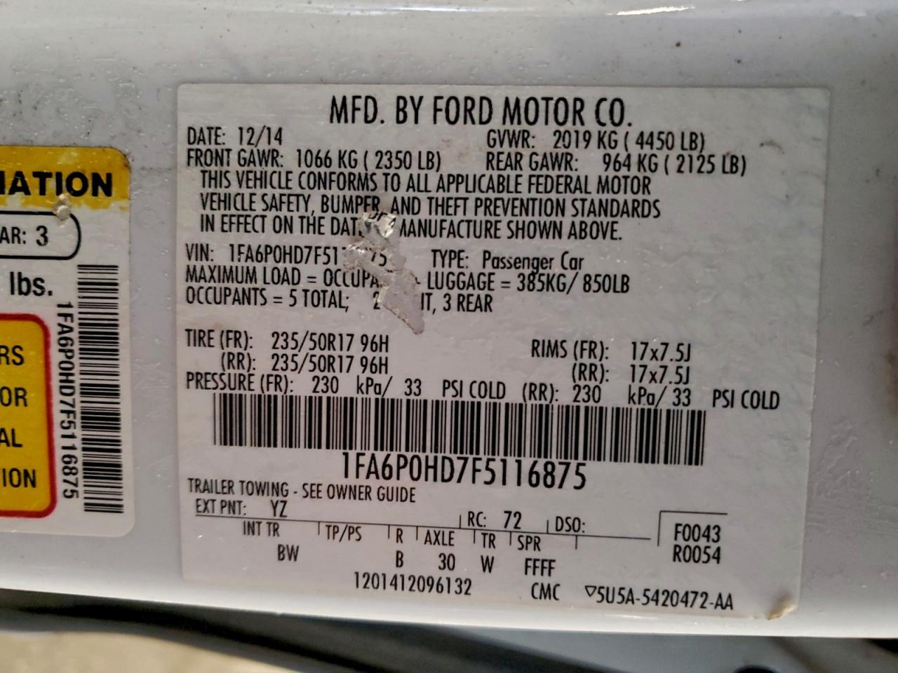 Ford Fusion Se Image 5