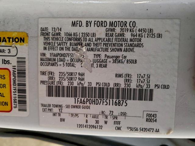 Ford Fusion Se Image 5