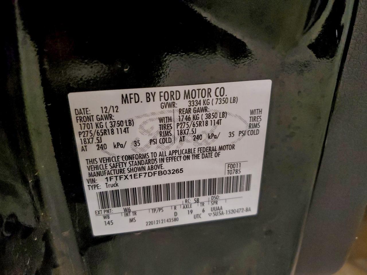 Ford F-150 Super Cab Image 6