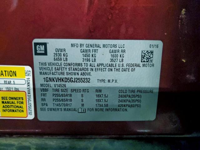 Chevrolet Traverse Lt Image 7