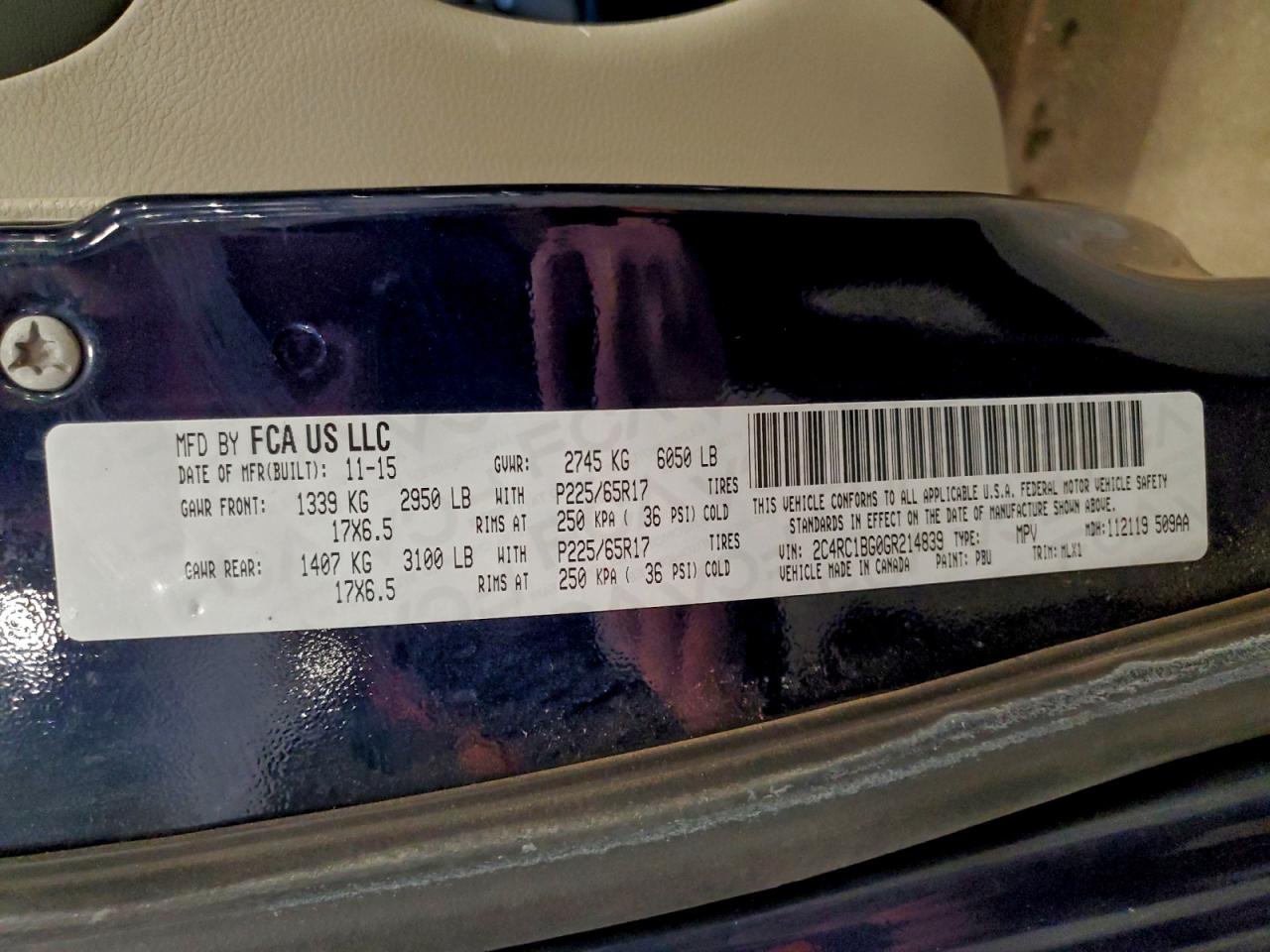 Chrysler Minivan Touring Image 10